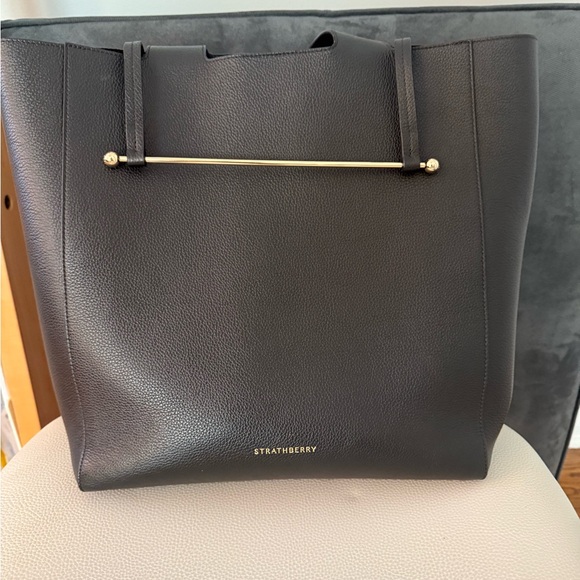 Strathberry Black Melody Tote - Picture 4 of 4